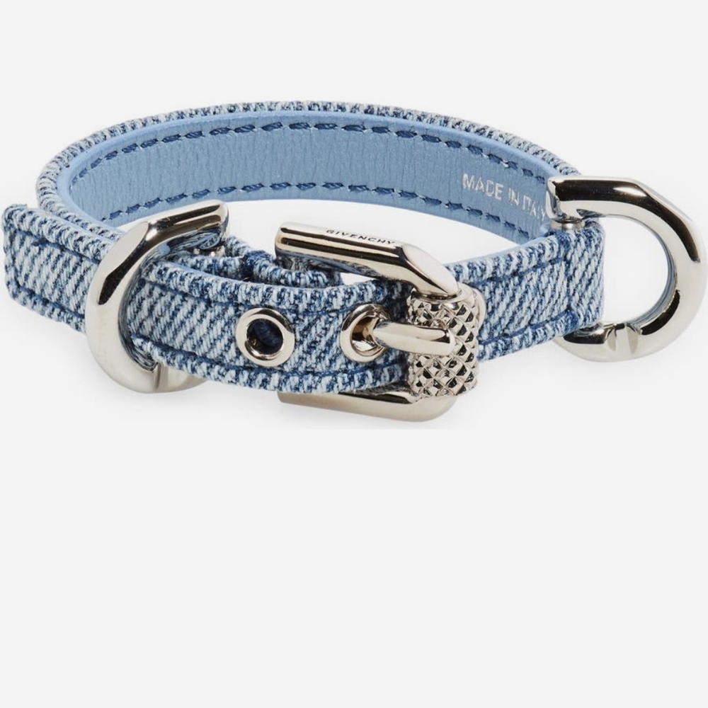 Stylish Blue Denim Bracelet